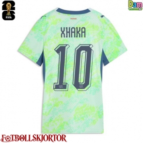 Schweiz Granit Xhaka #10 Bortatröja Dam VM 2026 Kortärmad
